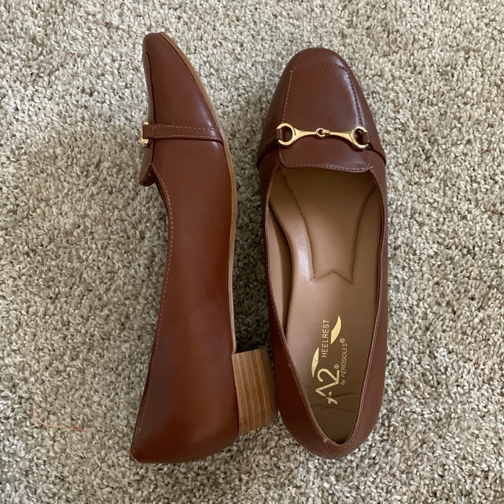 Penny Loafer Flats Heel A2 Heelrest Aerosoles 🤎